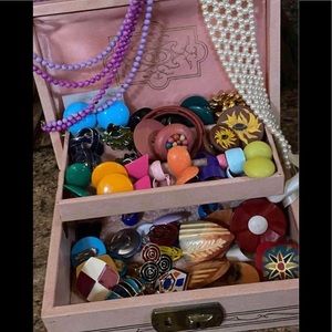 Vintage Treasure Box of Jewelry